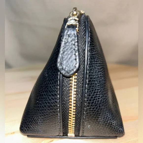 Coach Black Leather Toiletry Bag - Picture 2 of 8